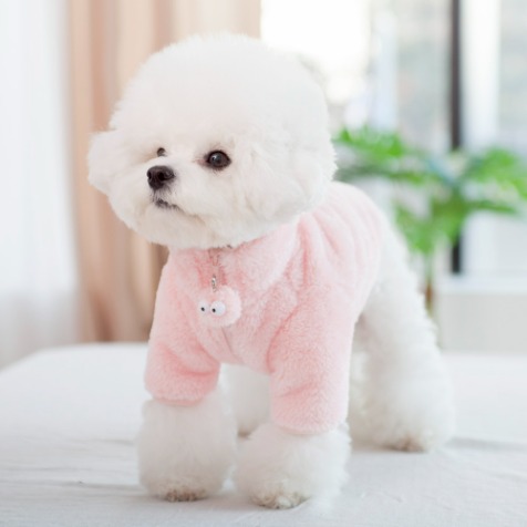 [핑크] 반려견 강아지 겨울옷 후리스 집업 점퍼